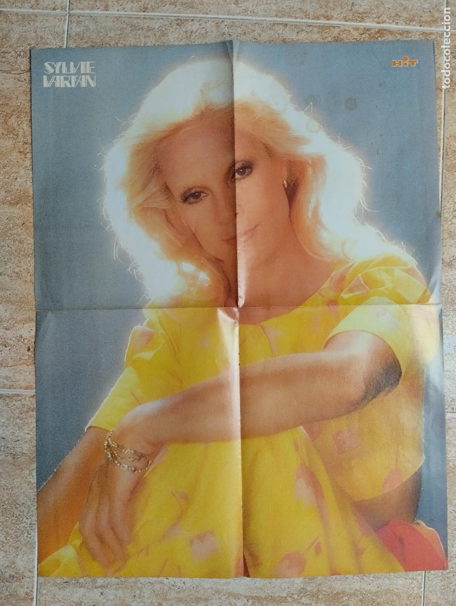 Music magazines: POSTER JULIEN CLERC SILVIE VARTAN 60X45CM
