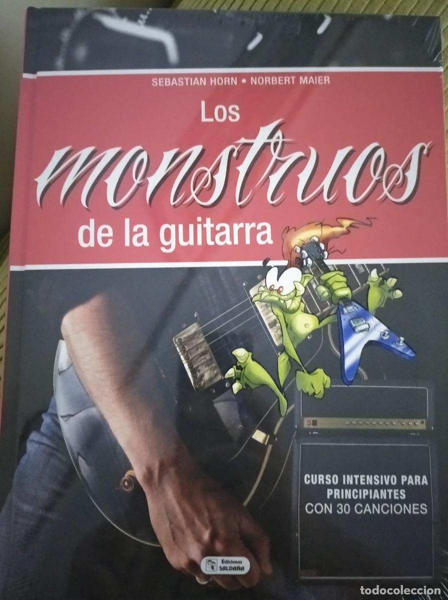 Music magazines: Los monstruos de la guitarra - curso intensivo principiantes con 30 canciones - nuevo precintado