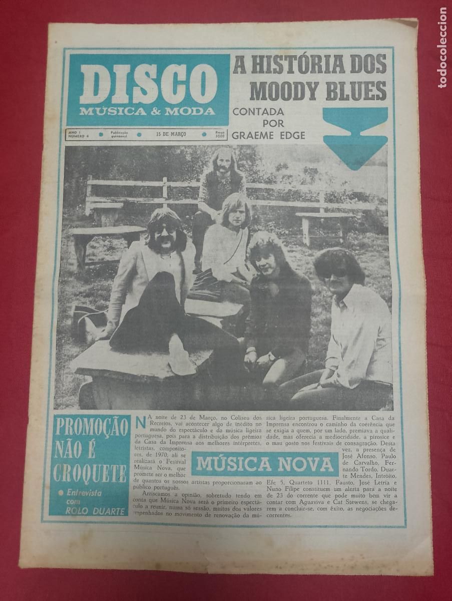 Magazines de musique: Magazine DISCO MUSICA & MODA 4 - Moody Blues