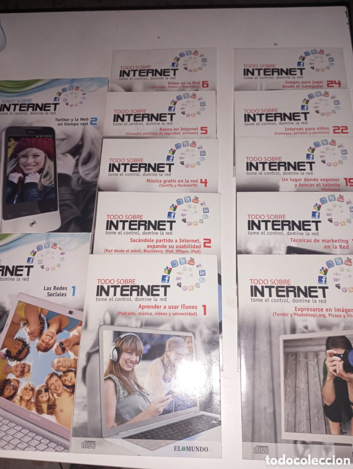 Music magazines: Colecci&oacute;n CDs Todo sobre Internet