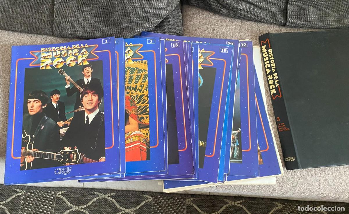 Magazines de musique: Fasc&iacute;culos sueltos 1, 3, 4 y 33 + tapas duras de Vol. 2 y 3 de Historia de la m&uacute;sica rock ORBIS 1981