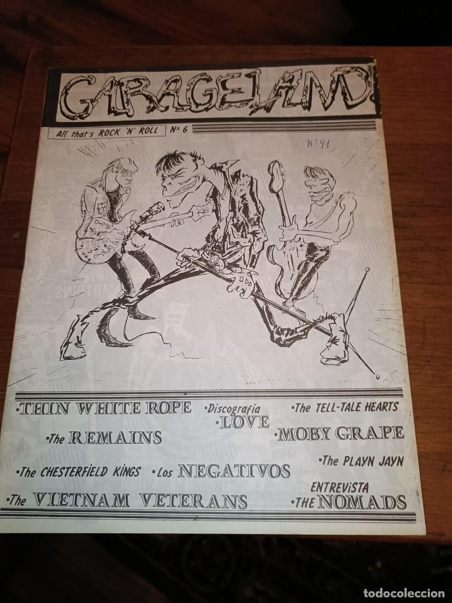 Music magazines: REVISTA FANZINE ROCK GARAJELAND N&deg;6
