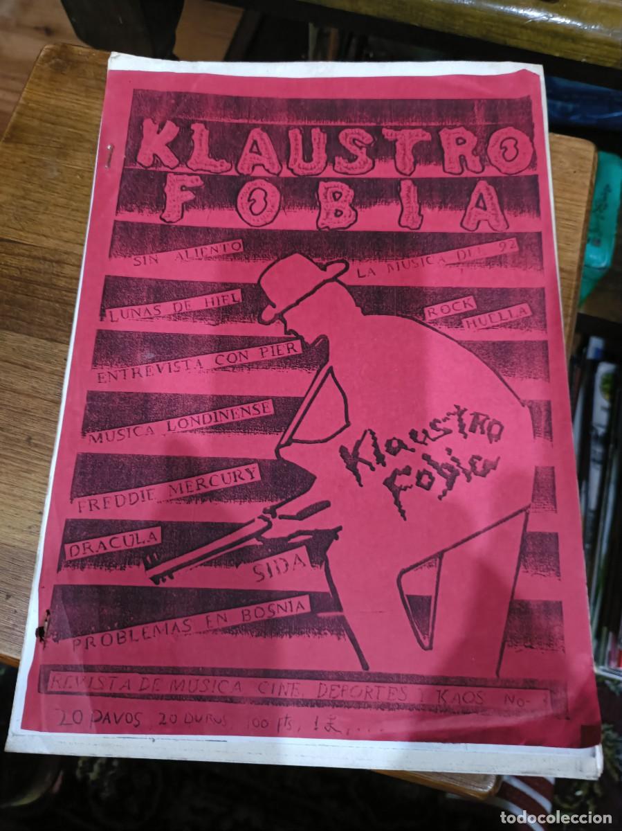 Music magazines: REVISTA MAGAZINE DE M&Uacute;SICA KAUSTROFOBIA KLAUSTRO FOBIA