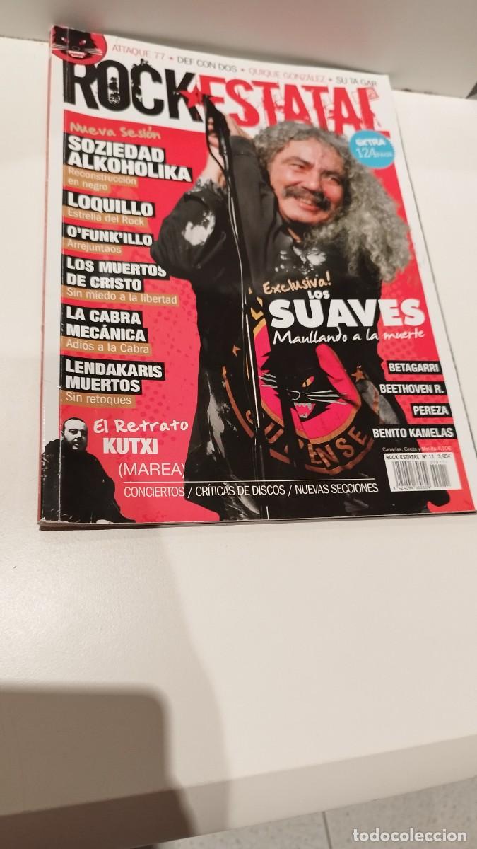 Revistas de m&uacute;sica: Revista Rock estatal N&deg;11.Especial los suaves , sociedad alcoholica, Loquillo.