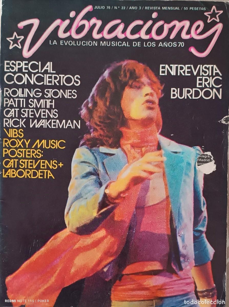 Magazines de musique: Revista Musical VIBRACIONES Julio 1976