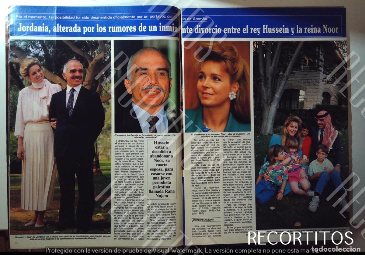 Music magazines: noor de jordania HUSSEIN DIVORCIO