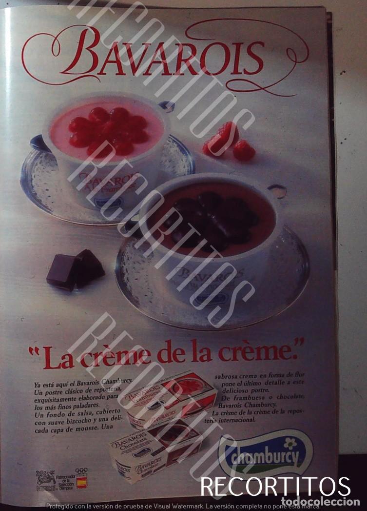 Musikzeitschriften: BAVAROIS CHAMBURCY ANUNCIO PUBLICIDAD