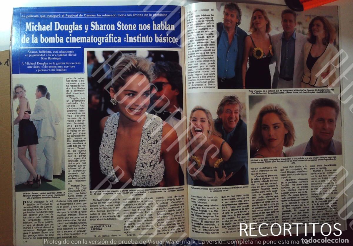 Music magazines: SHARON STONE MICHAEL DOUGLAS