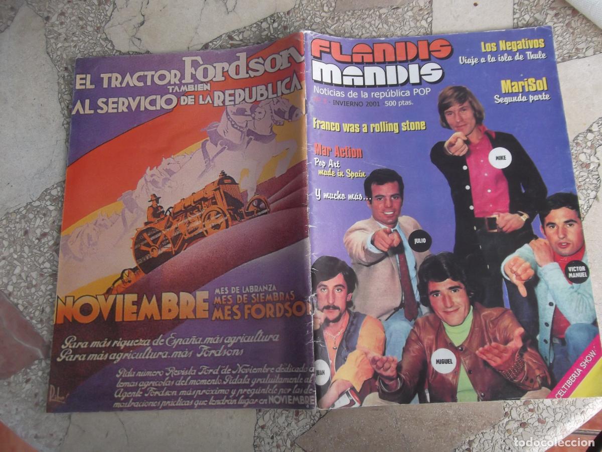 Magazines de musique: flandis mandis n&ordm; 3, noticias de la republica pop, marisol II parte, los negativos, mar action,