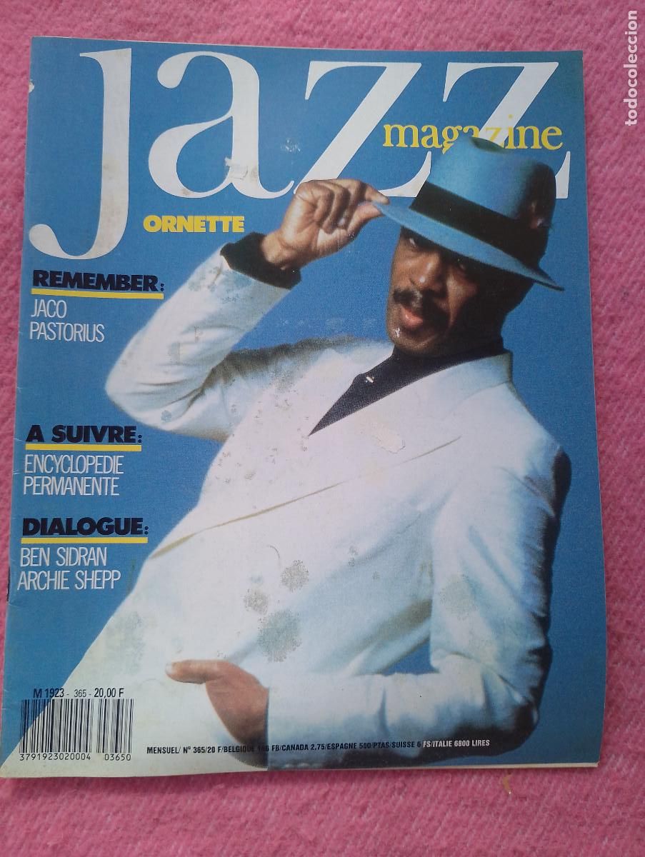 Riviste di musica: Magazine JAZZ 365 - Ornette Coleman / Ben Sidran / Archie Shepp / Jaco Pastorius