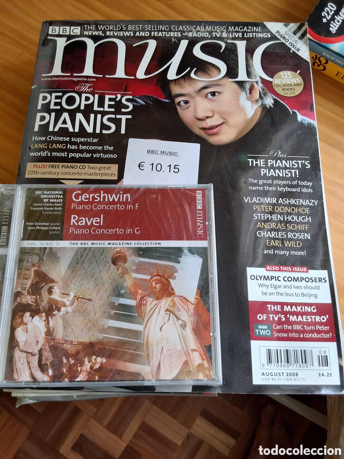 Music magazines: Music BBC revista inglesa m&uacute;sica cl&aacute;sica 2008 agosto incluye CD