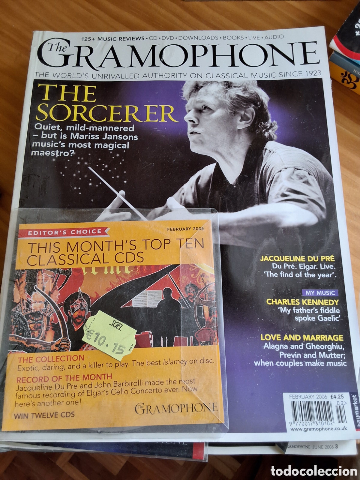 Music magazines: Gramophone revista inglesa m&uacute;sica cl&aacute;sica 2006 febrero incluye CD