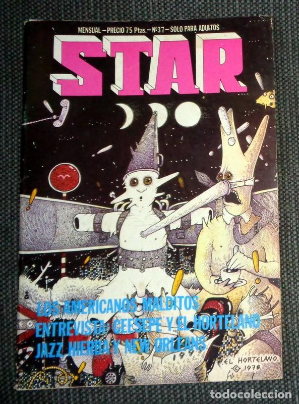 Revistas de m&uacute;sica: REVISTA STAR N&ordm;37 ALTERNATIVA UNDERGROUND COMIC.CEESEPE EL HORTELANO MOVIDA MADRILE&Ntilde;A. SALVADOR DAL&Iacute;