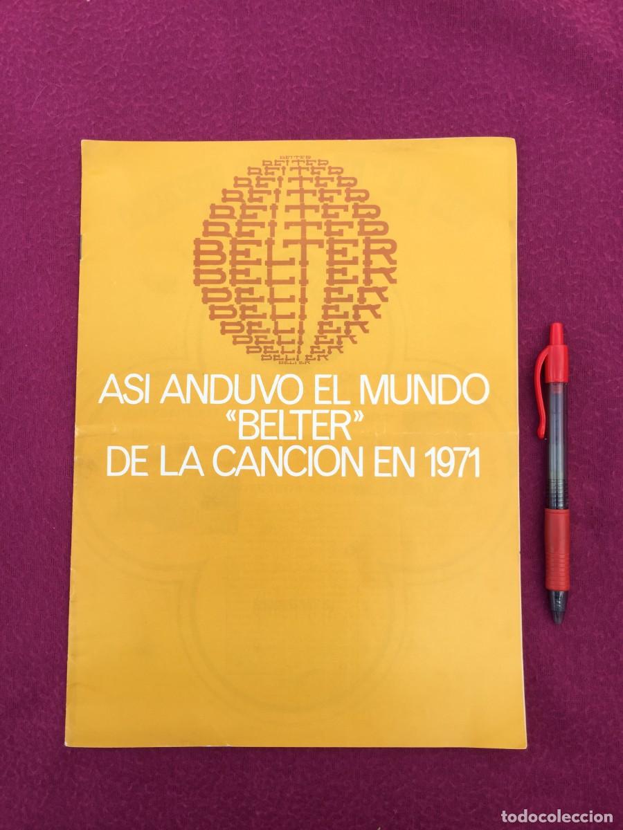 Magazines de musique: REVISTA DE COMO FUNCIONO LA DISCOGRAFICA BELTER EN 1971 - MANOLO ESCOBAR - LOS MISMOS -ROSALIA ...