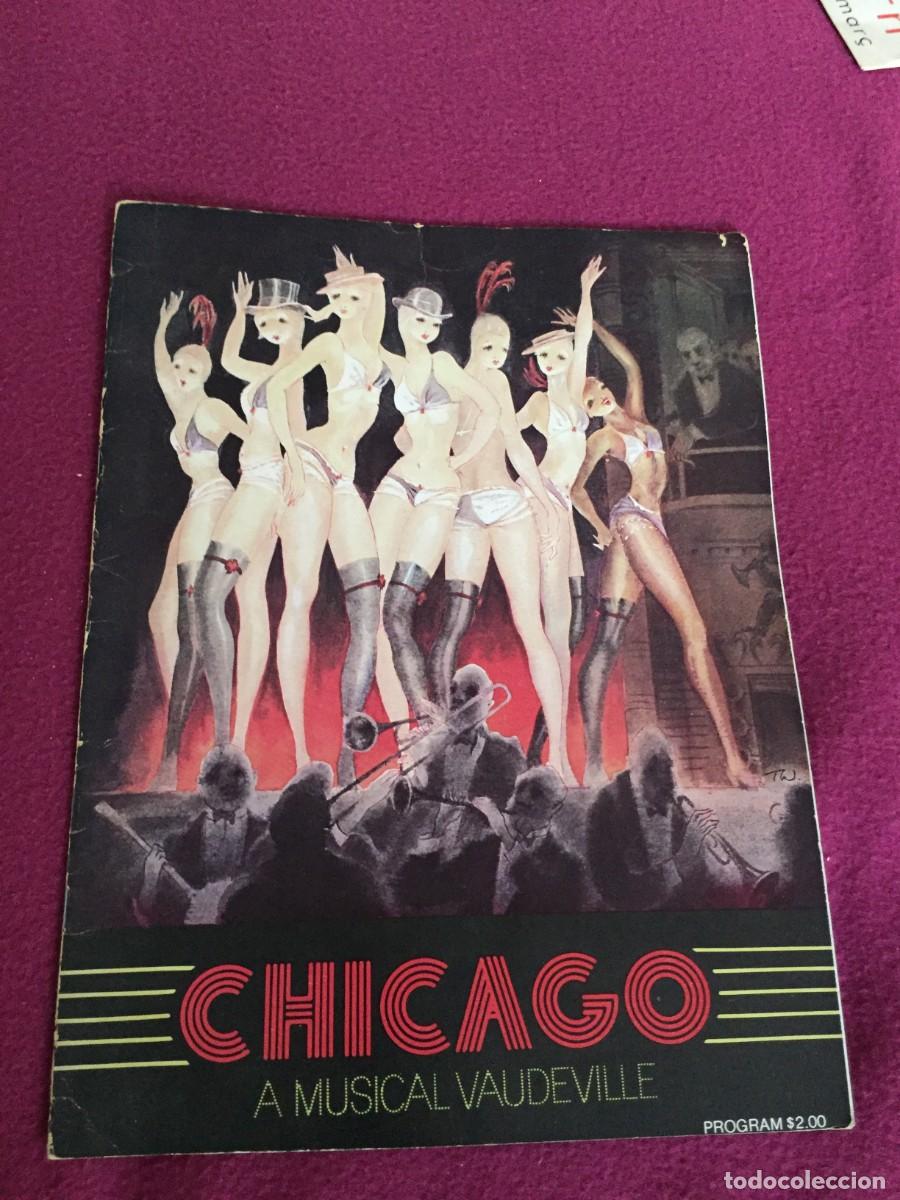 Magazines de musique: PROGRAMA ORIGINAL DEL MUSICAL DE BROADWAY --- CHICAGO --- 1975