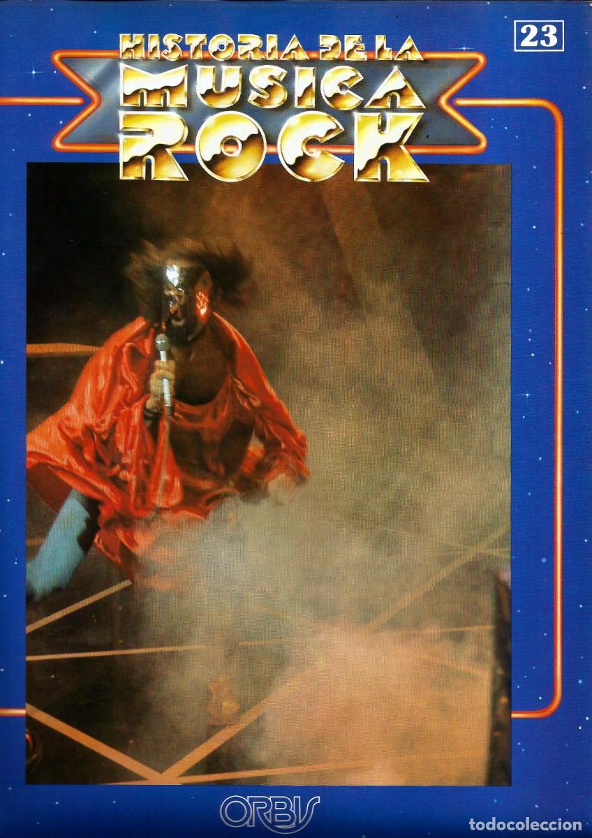 Musikzeitschriften: Historia de la Musica Rock. ORBIS 1981. Solo Portada. Fasciculo 23. Earth, Wind and Fire