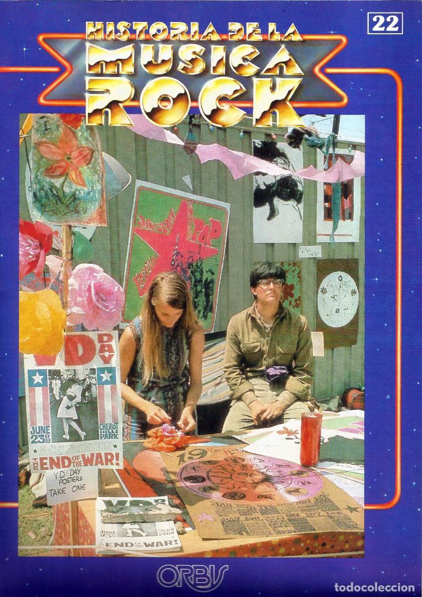 Musikzeitschriften: Historia de la Musica Rock. ORBIS 1981. Solo cubierta. Fasciculo 22. Jeff Beck