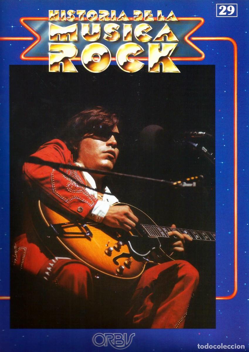 Music magazines: Historia de la Musica Rock. ORBIS 1981. Solo Portada. Fasc&iacute;culo 29. Jose Feliciano. Janis Joplin