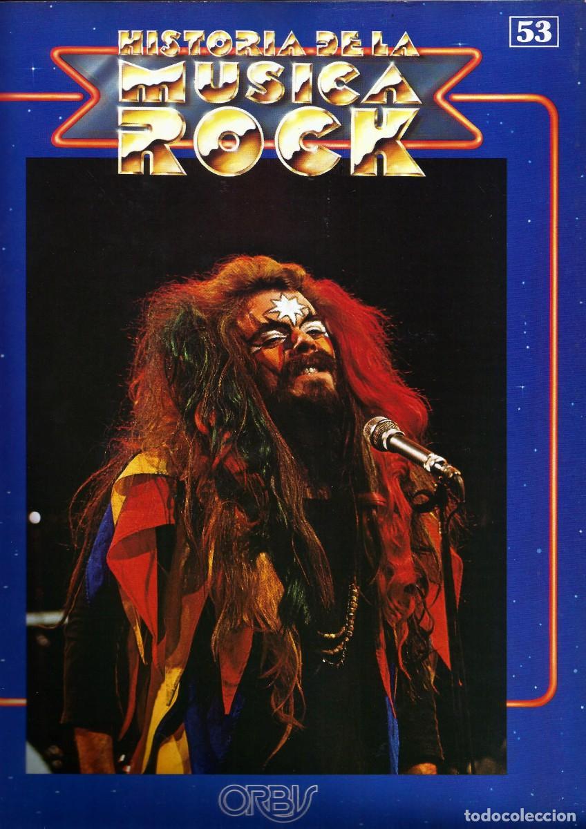 Music magazines: Historia de la Musica Rock. ORBIS 1981. Solo Portada. Fasc&iacute;culo 53. Ritchie Blackmore's Rainbow