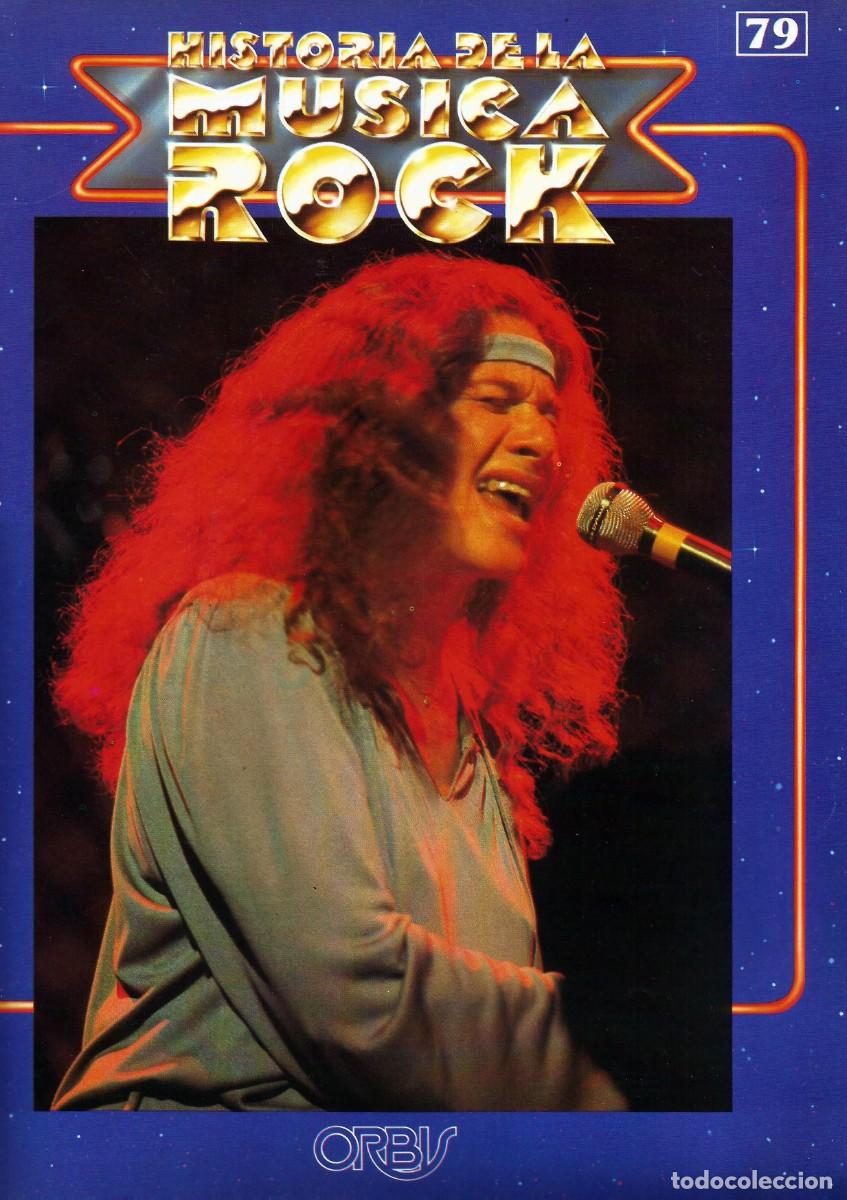 Music magazines: Historia de la Musica Rock. ORBIS 1981. Solo Portada. Fasc&iacute;culo 79. Eagles