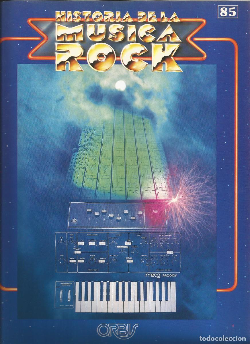 Music magazines: Historia de la Musica Rock. ORBIS 1981. Solo Portada. Fasc&iacute;culo 85. Carole King