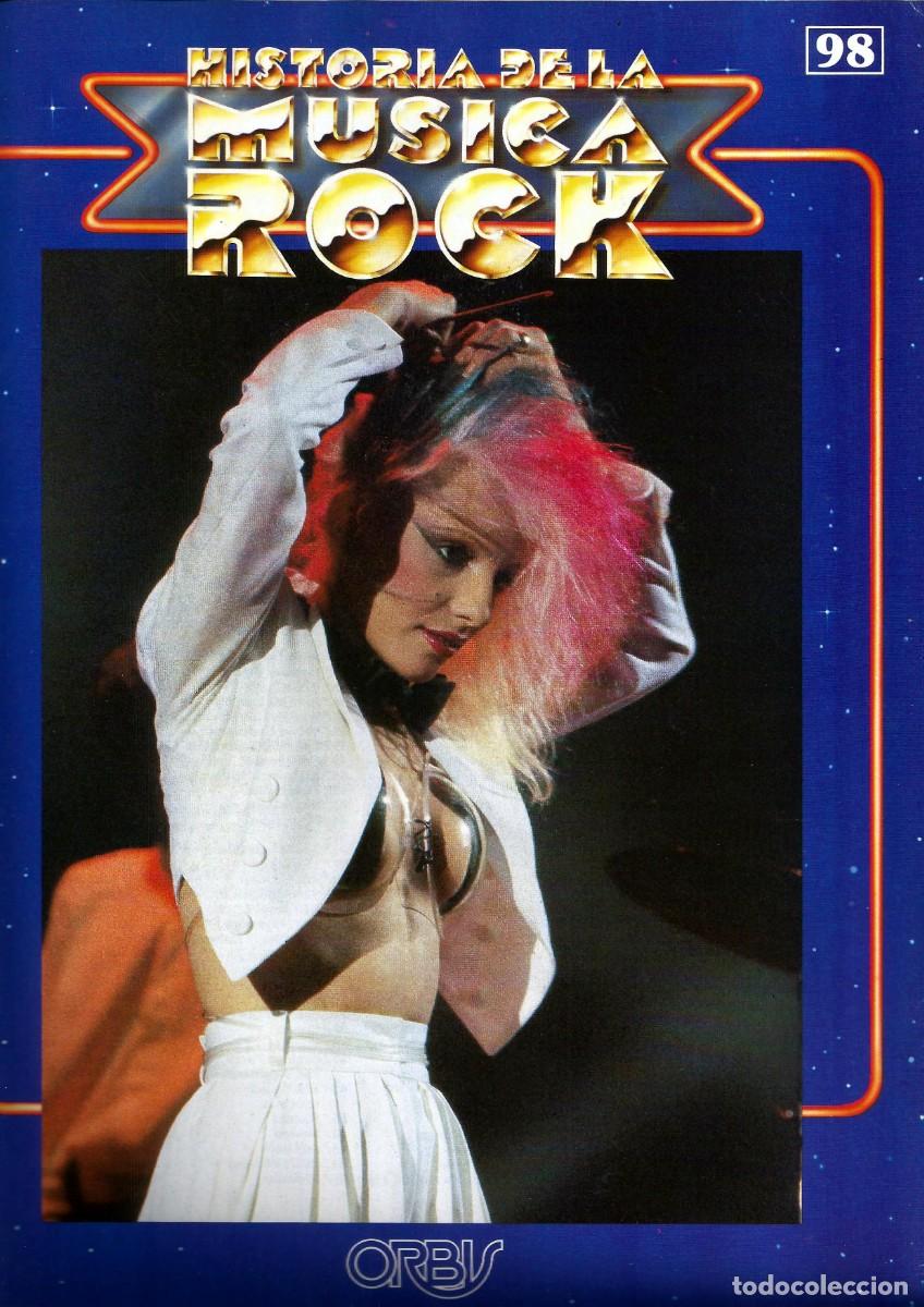 Music magazines: Historia de la Musica Rock. ORBIS 1981. Solo Portada. Fasc&iacute;culo 98. Jimmi Hendrix