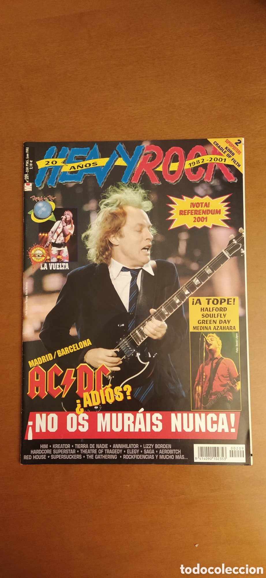 Revistas de m&uacute;sica: Heavy rock n&uacute;m 209 AC/DC - Foto 1
