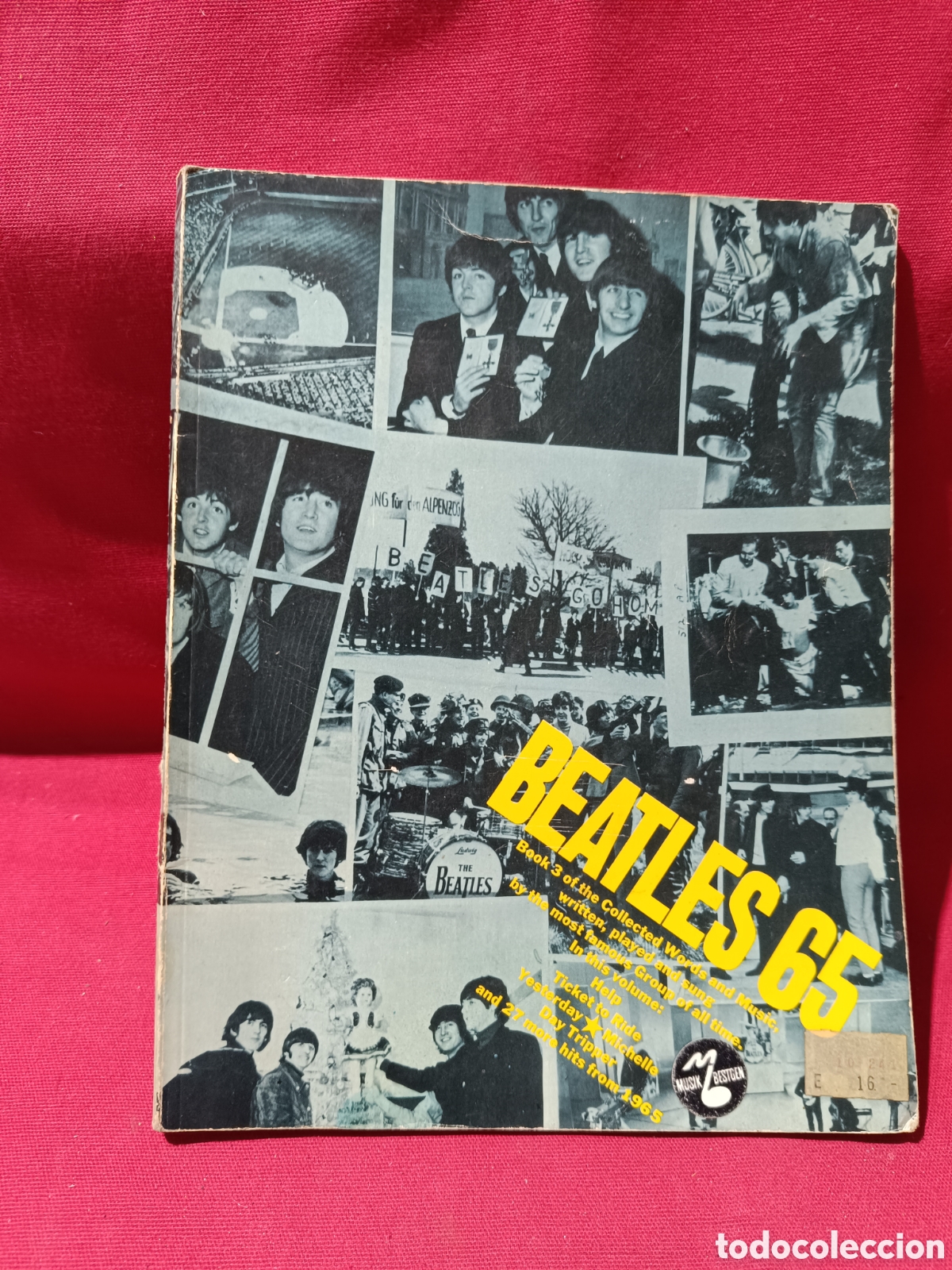 Magazines de musique: Libro cancionero BEATLES 65