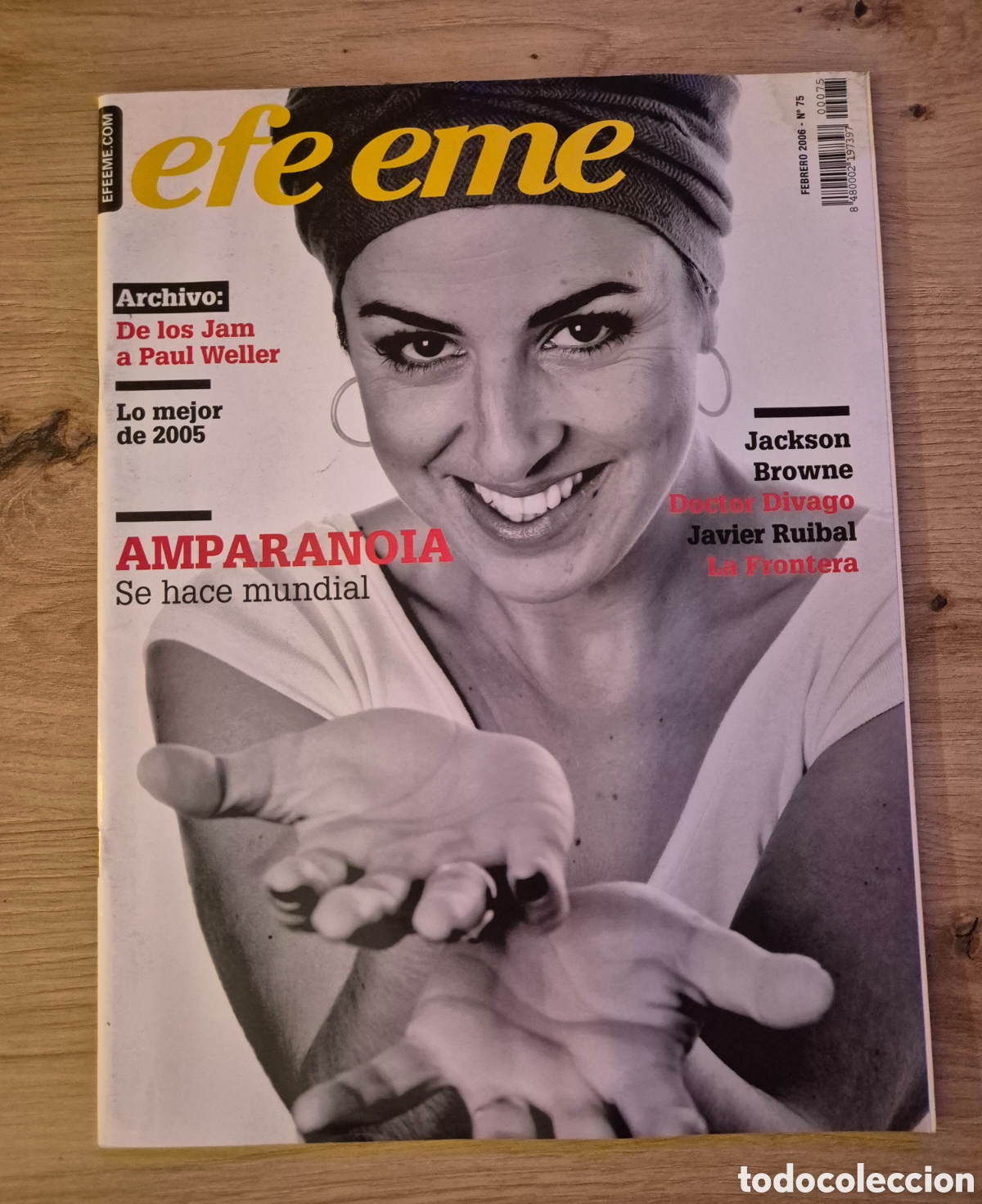 Music magazines: EFE EME. N&ordm; 75. Febrero 2006 Amparanoia Lo mejor de 2005