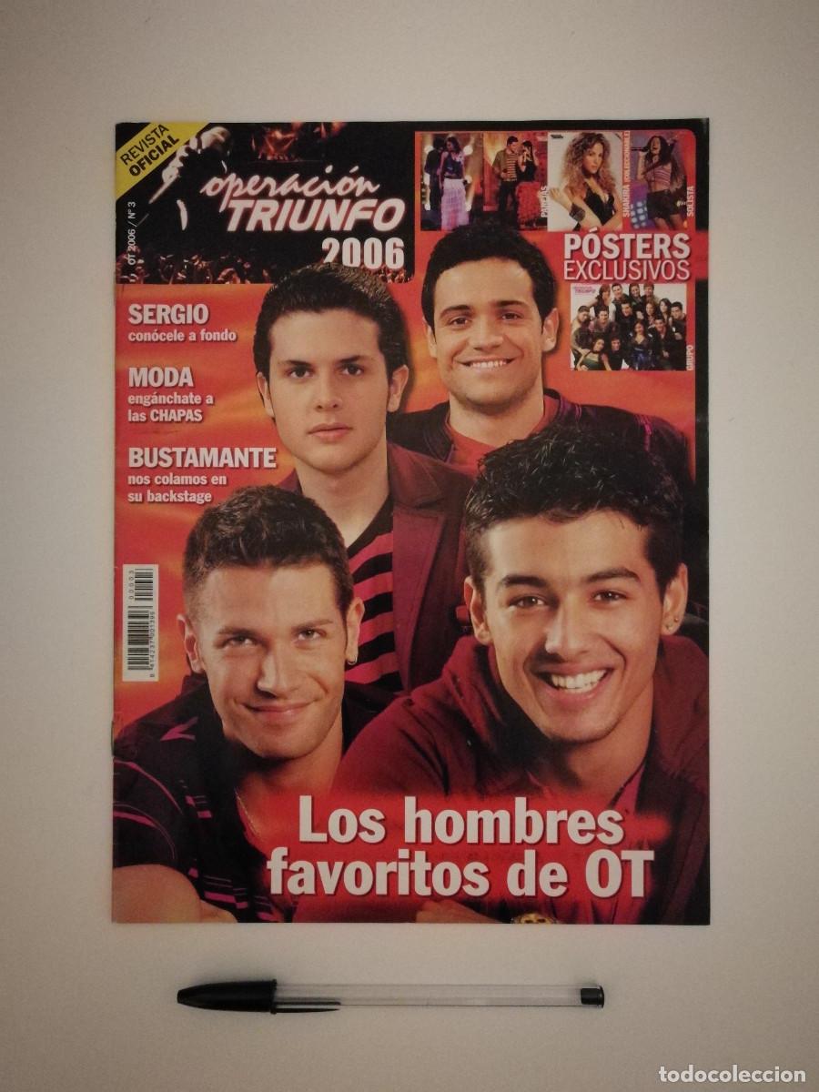 Magazines de musique: REVISTA OFICIAL - DAVID BUSTAMANTE - ARCHIVO - NUMERO 3 - LOS HOMBRES FAVORITOS DE OT 2006