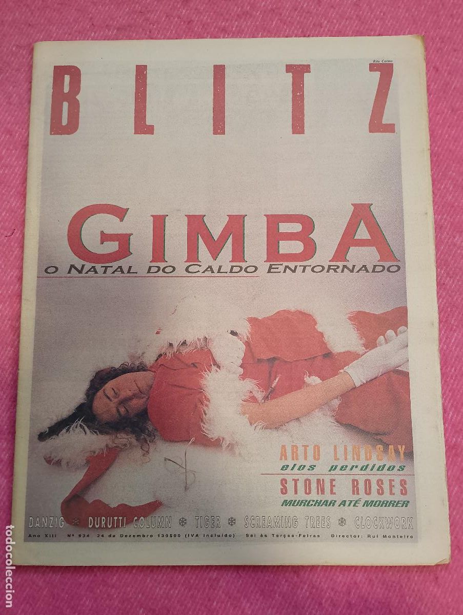 Magazines de musique: Magazine BLITZ 634 - Gimba / Stone Roses / Arto Lindsay / Danzig / Tiger / Screaming Trees