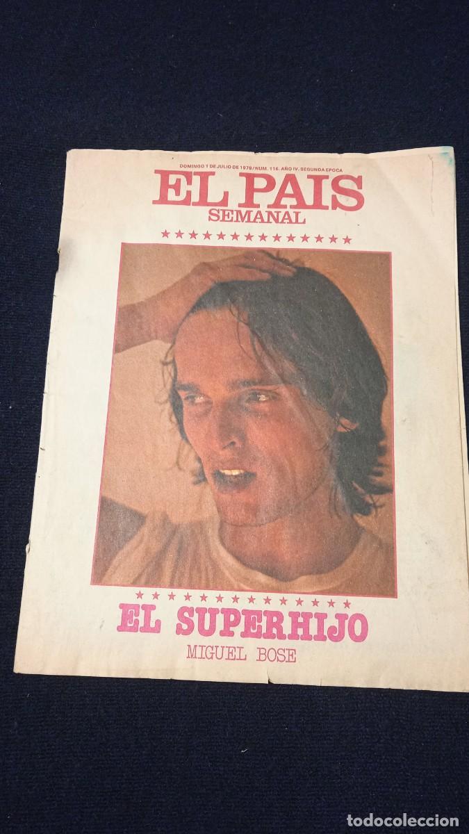 Magazines de musique: El Pais - El Superhijo - Miguel Bos&eacute; - 1979.