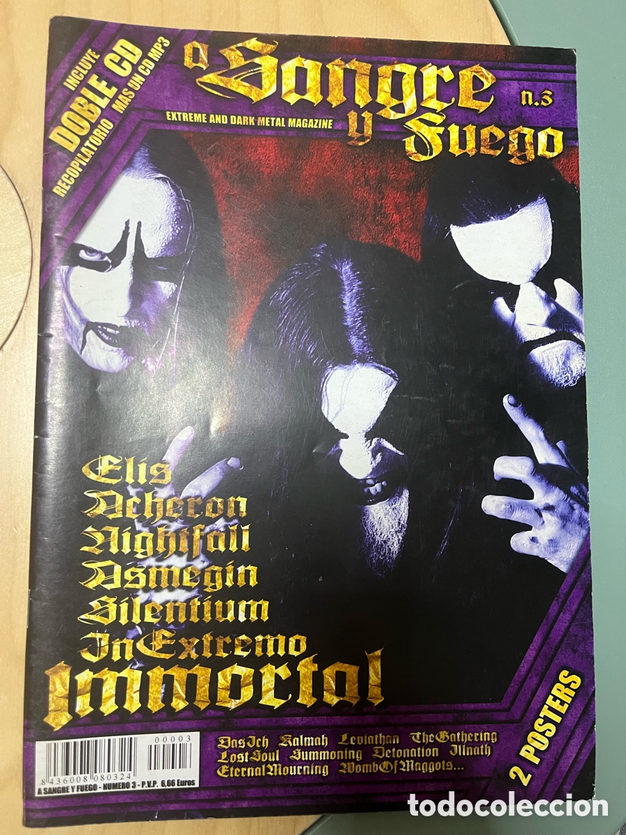 Magazines de musique: Revista A Sangre y Fuego n&uacute;mero 3 (2003)