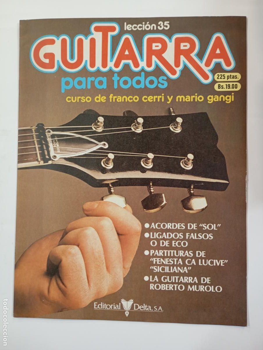 Music magazines: REVISTA GUITARRA PARA TODOS LECCI&Oacute;N N&ordm; 35. CURSO DE FRANCO CERRI Y MARIO GANGI. TDKC48