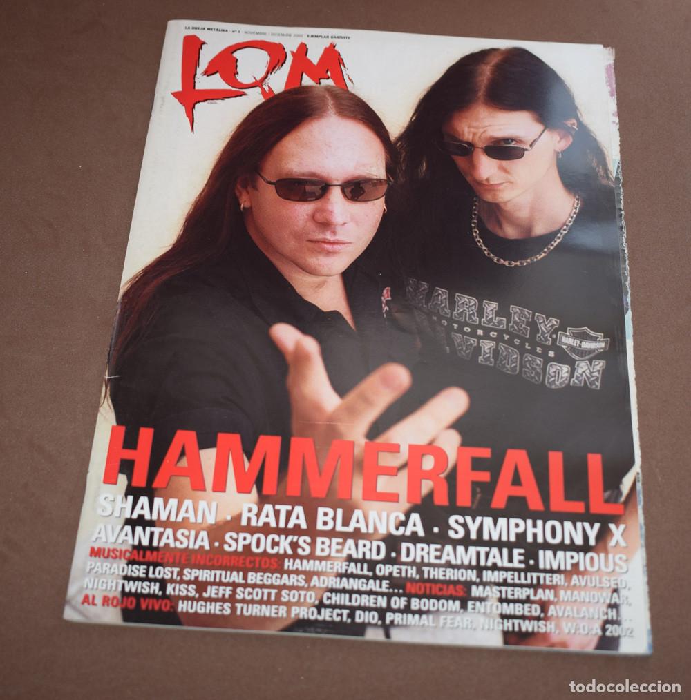 Magazines de musique: REVISTA LA OREJA METALIKA - NUMERO 1 - 2002 - HAMMERFALL / RATA BLANCA / SYMPHONY X Y MAS...