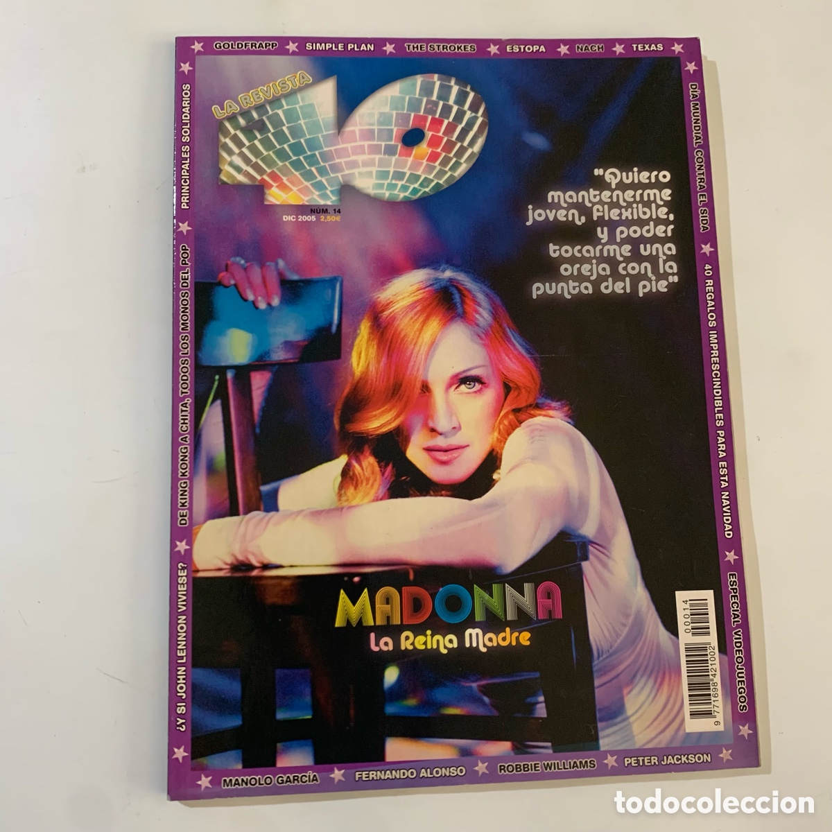 Magazines de musique: revista los 40 principales n&ordm; 14 del 2005 madonna la reina madre