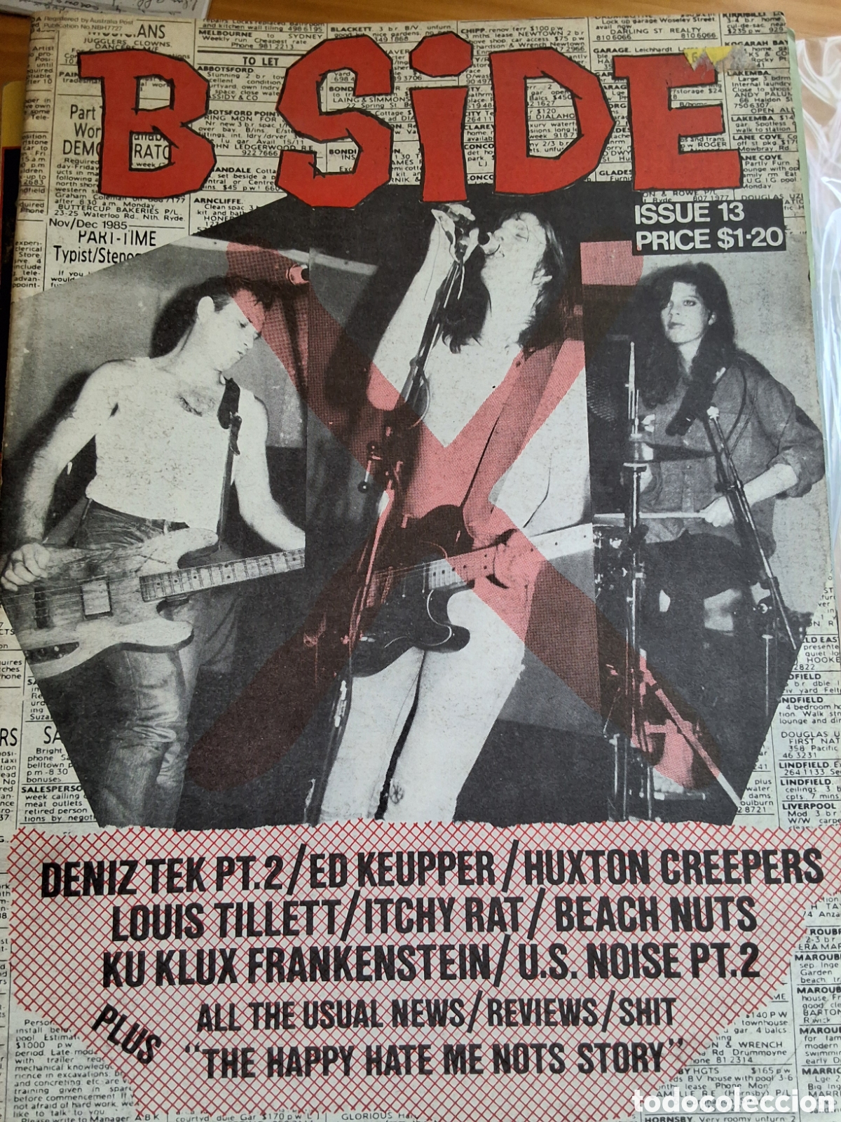 Music magazines: B side revista m&uacute;sica australiana n&uacute;mero 13 a&ntilde;o 1986