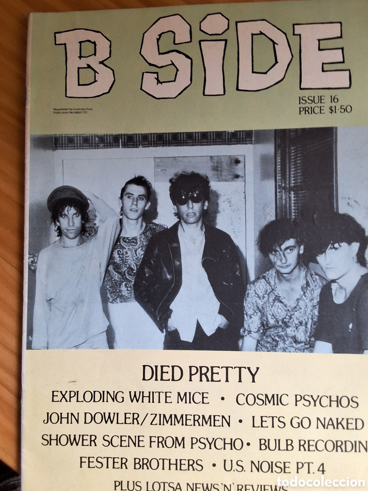 Music magazines: B side revista m&uacute;sica australiana n&uacute;mero 16 a&ntilde;o 1986