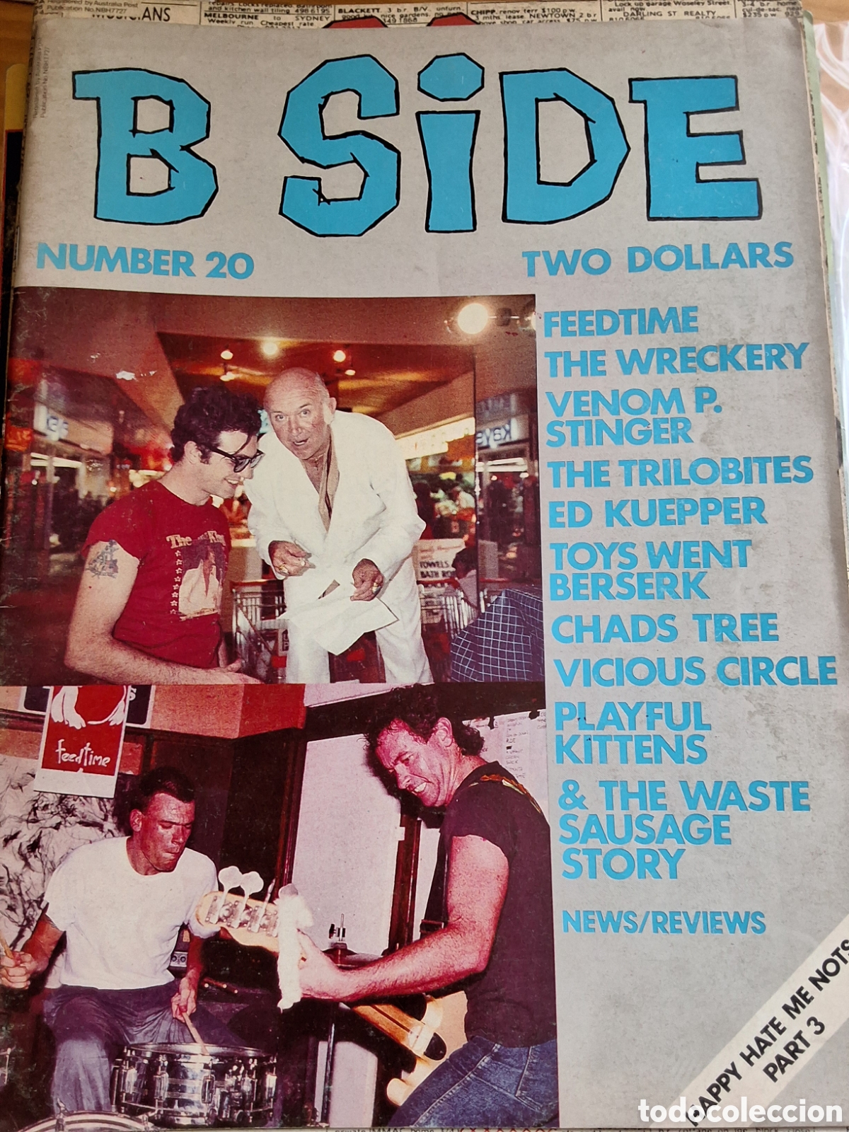 Magazines de musique: B side revista m&uacute;sica australiana n&uacute;mero 20 a&ntilde;o 1987