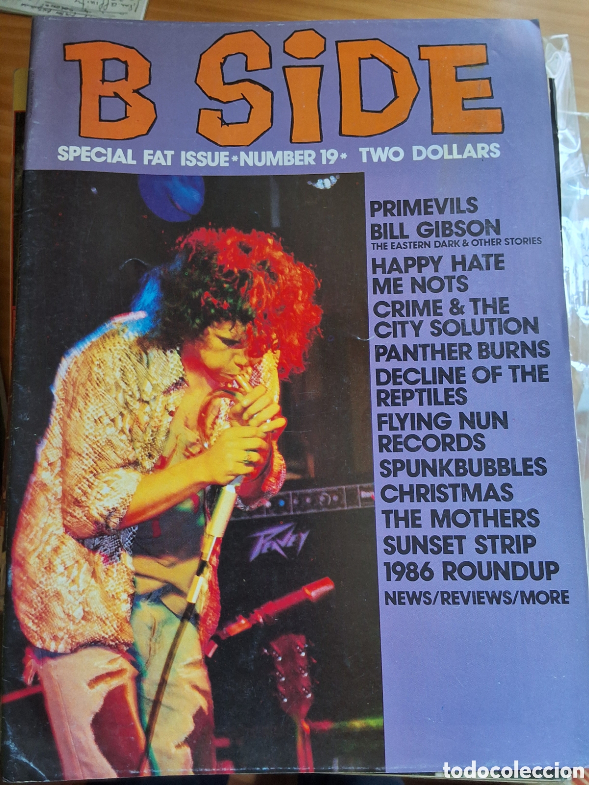 Magazines de musique: B side revista m&uacute;sica australiana n&uacute;mero 19 a&ntilde;o 1986