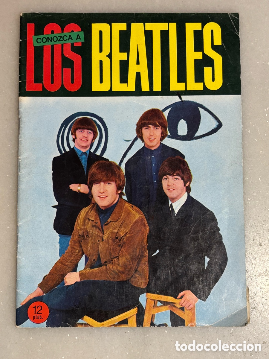 Magazines de musique: Cuaderno revista conozca a los Beatles editorial Ferma, 1966