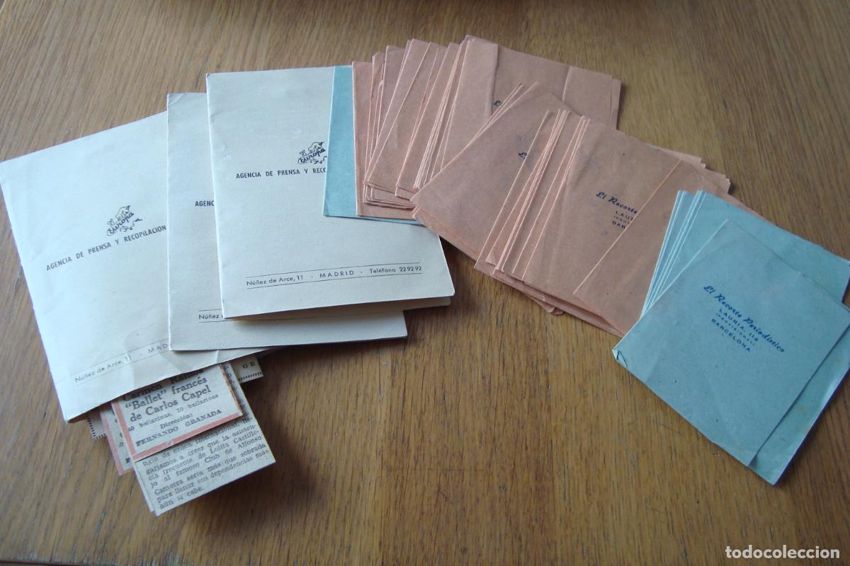 Magazines de musique: ANTIGUO ARCHIVO LOLITA CATILLEJO. EL RECORTE PERIODISTICO.AGENCIA PRENSA Y RECOPILACION PERIODISTICA