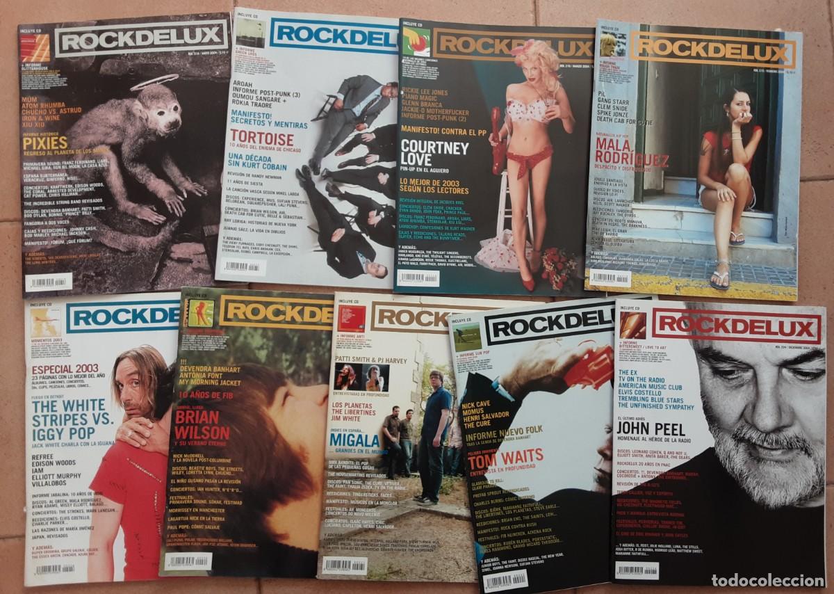 Magazines de musique: 9 revistas Rockdeluxe de 2004, tambi&eacute;n sueltas a 2,50&euro;