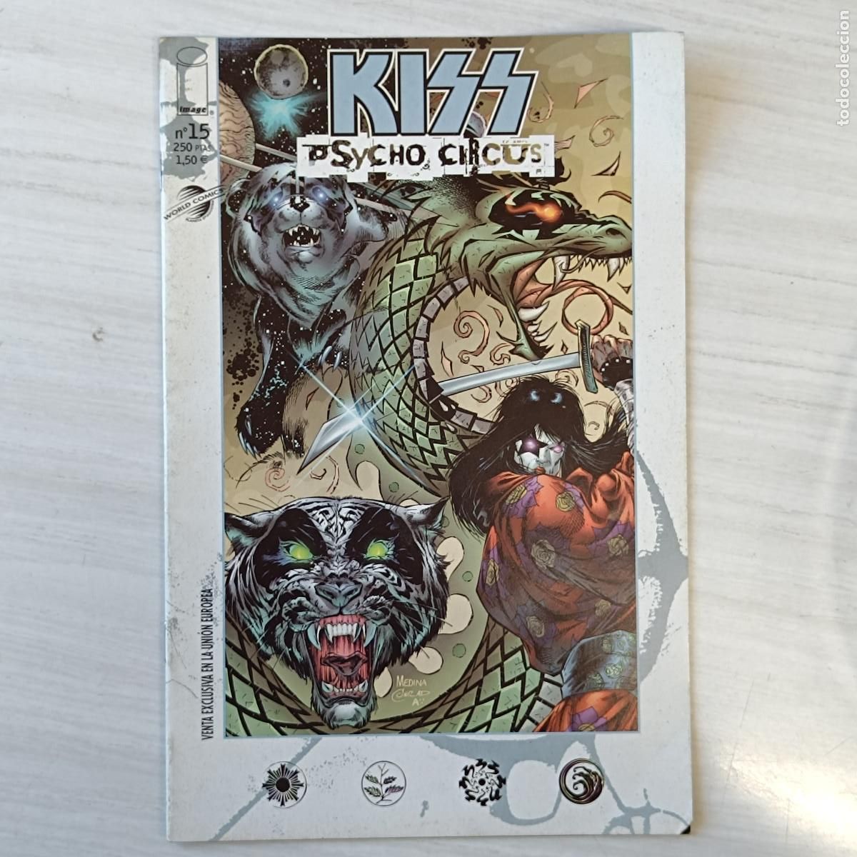 Magazines de musique: COMIC NUMERO 15. KISS PSYCHO CIRCUS. CASTELLANO.