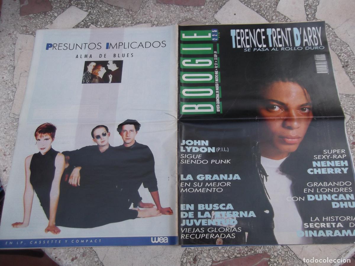Magazines de musique: boogie n&ordm; 21, 1989,terence trent d'arby, dinarama, la granja, john lydon, duncan dhu, neneh cherry