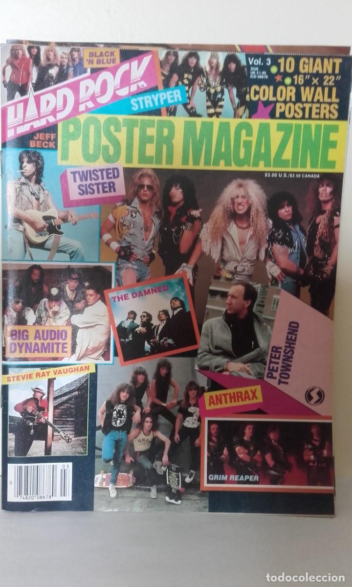Magazines de musique: Hard Rock Poster Magazine N&deg;3 - 1986 (US Magazine) avec Twisted Sister Stryper Grim Reaper etc