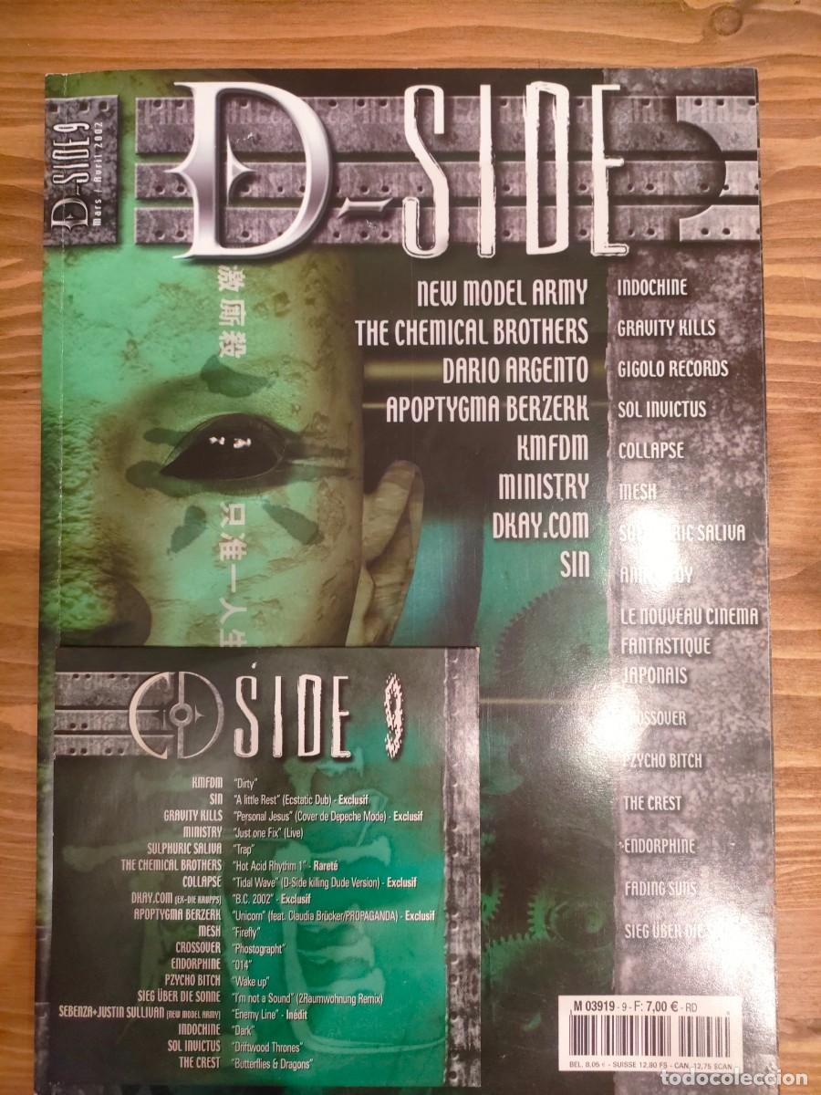 Magazines de musique: Revista D-SIDE. Revista francesa rock g&oacute;tico