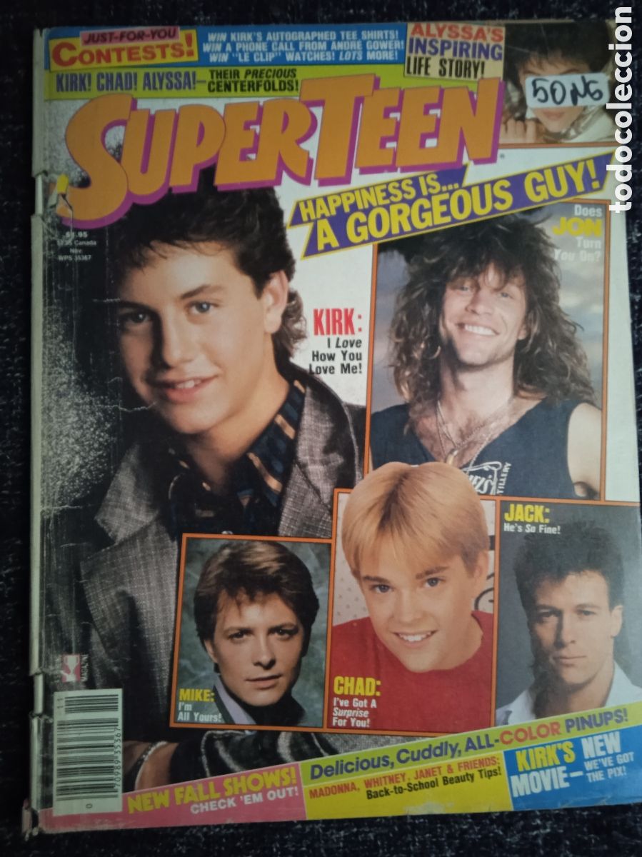 Magazines de musique: SUPER TEEN N&ordm; 2 NOVEMBER 1987 ( EDICION EN INGLES ) REVISTA MUSICA