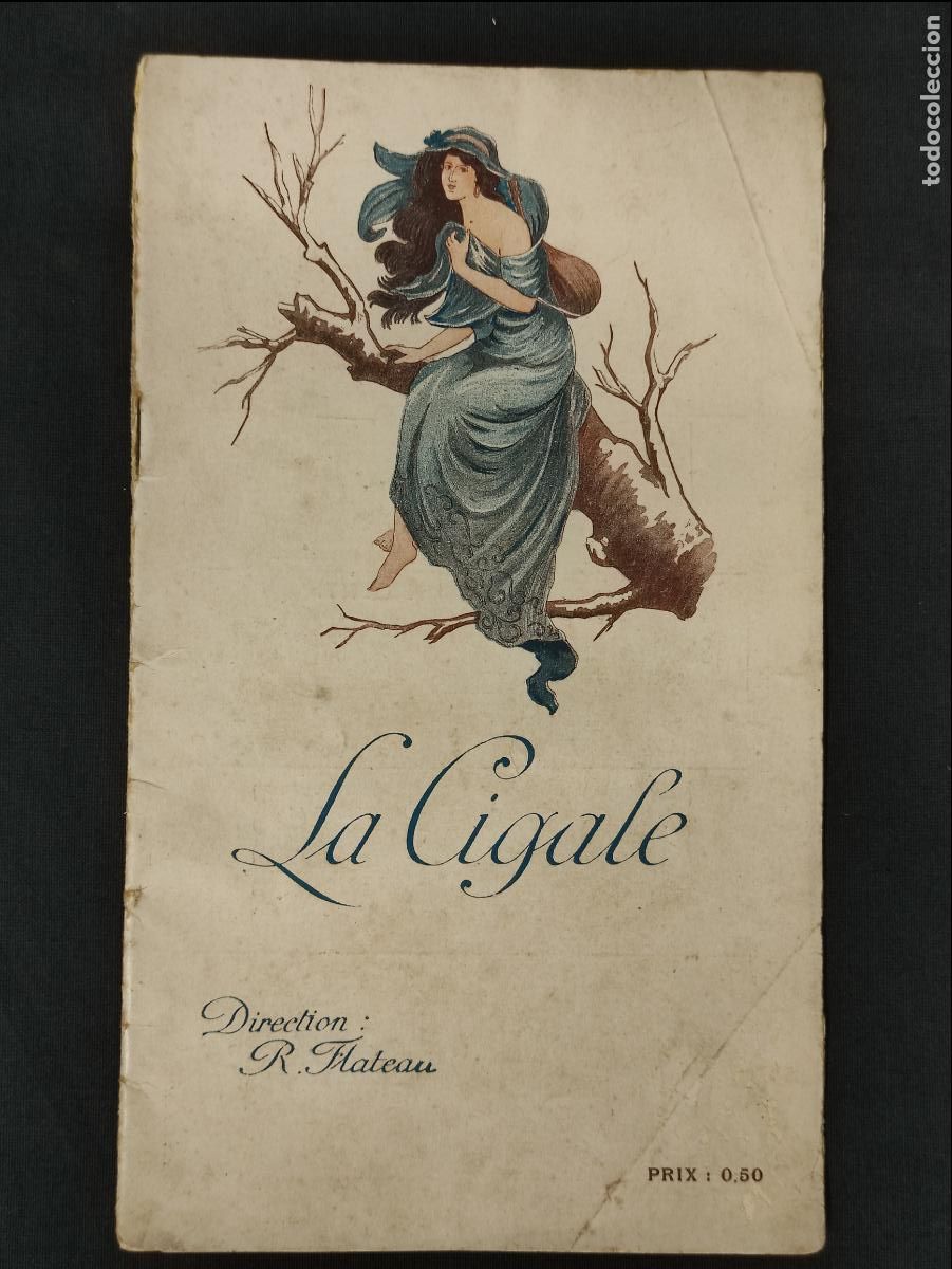 Revistas de m&uacute;sica: A&Ntilde;O 1913 - PROGRAMA - LA CIGALE - EN FRANCES - Foto 1