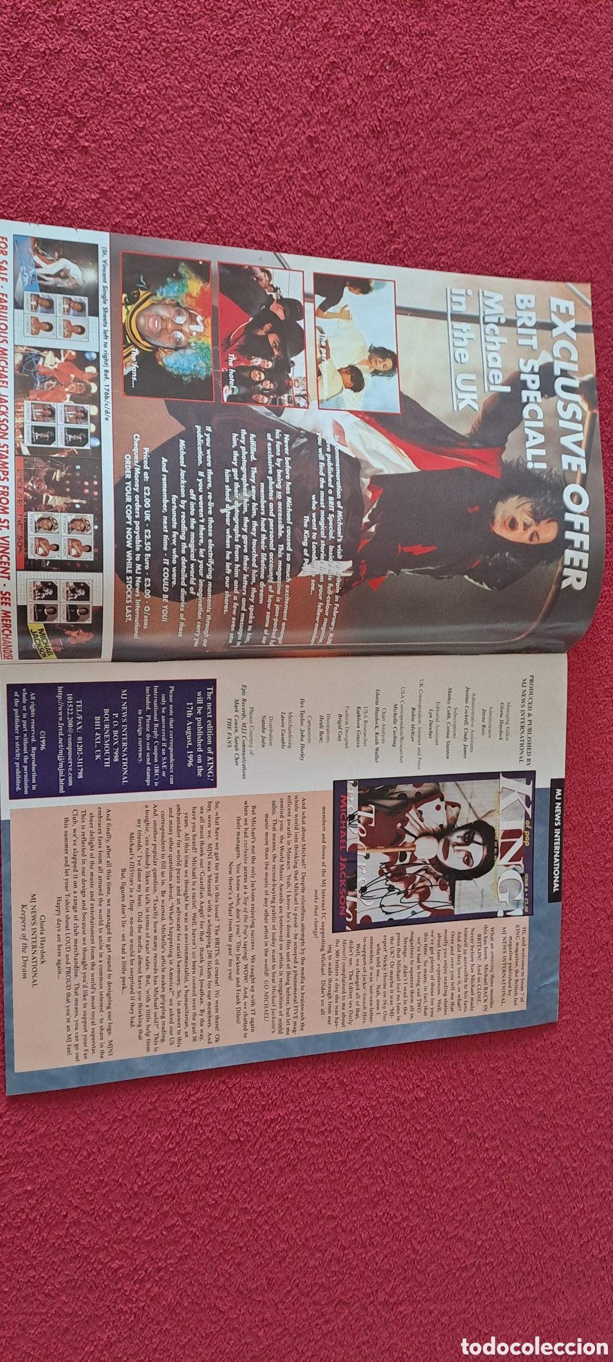 Revistas de m&uacute;sica: REVISTA MICHAEL HACKSON &rdquo;KING!&rdquo; - Foto 3